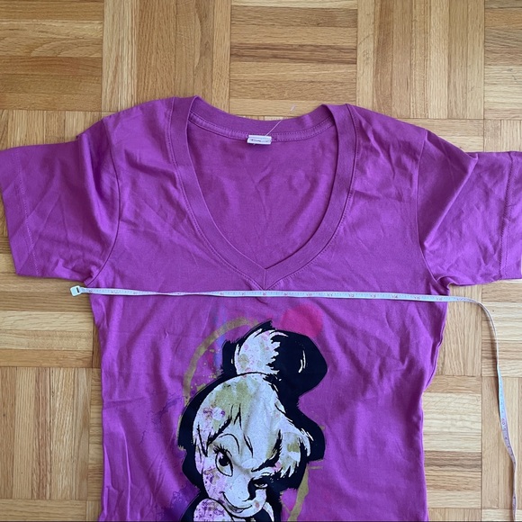 Disney Tinkerbell magenta t-shirt - Medium - BNWOT - Picture 4 of 5